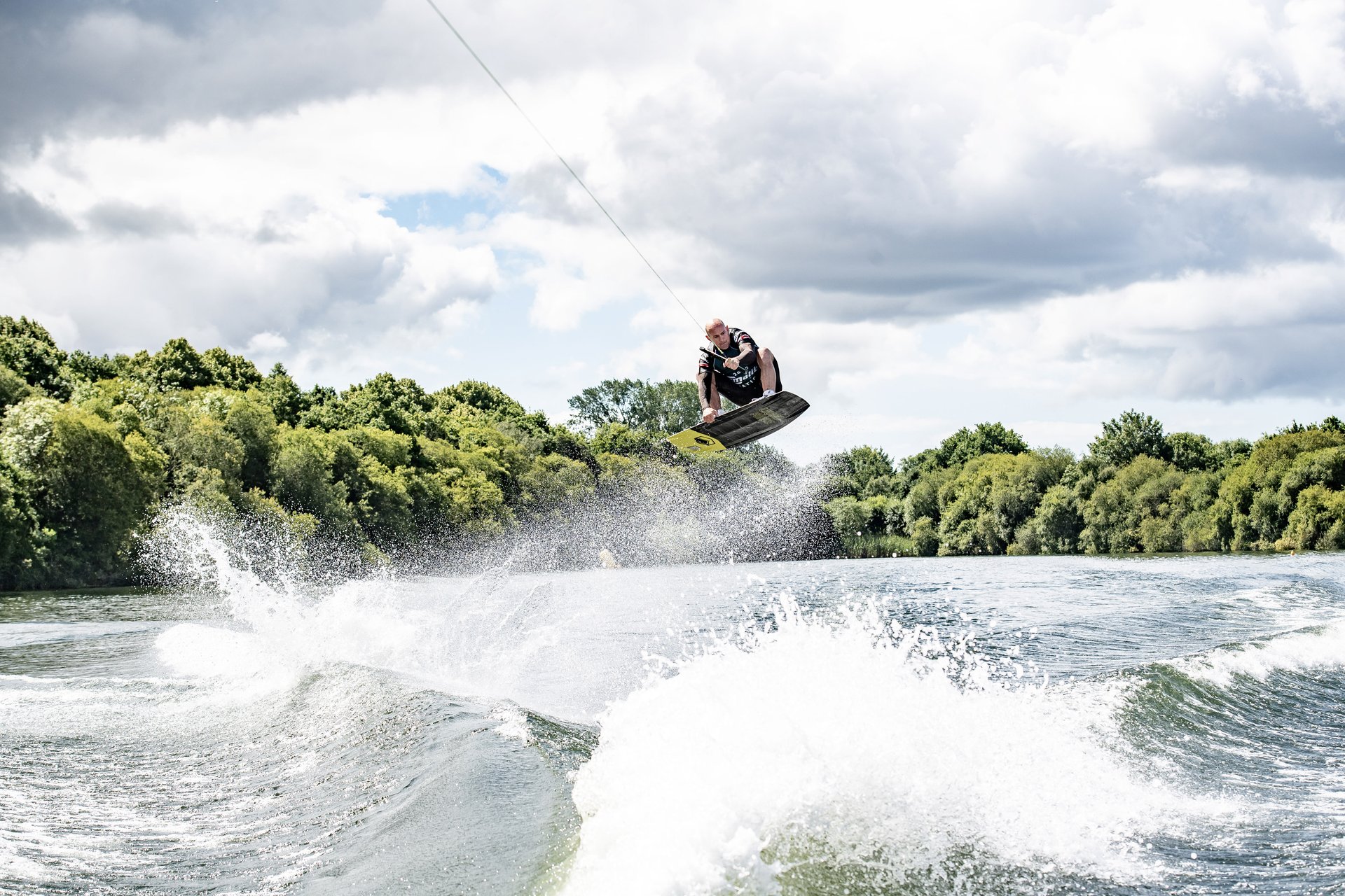 Dale Crossley at the 2022 Malibu Boats UK Wakeboard And Wakesurf Nationals